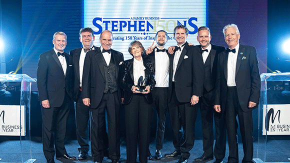 HG Stephensons celebrating their MEN Business of the Year Awards win