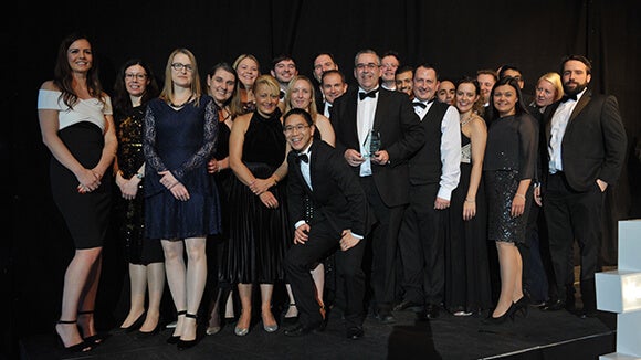 winners at the West Midlands Finance Awards 2018