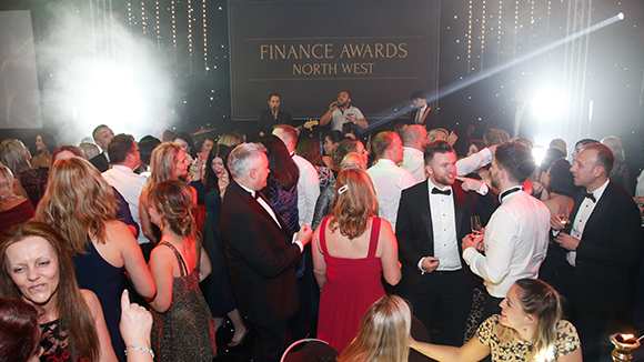 Dave Bryon Hosting the Finance Awards North West 2018