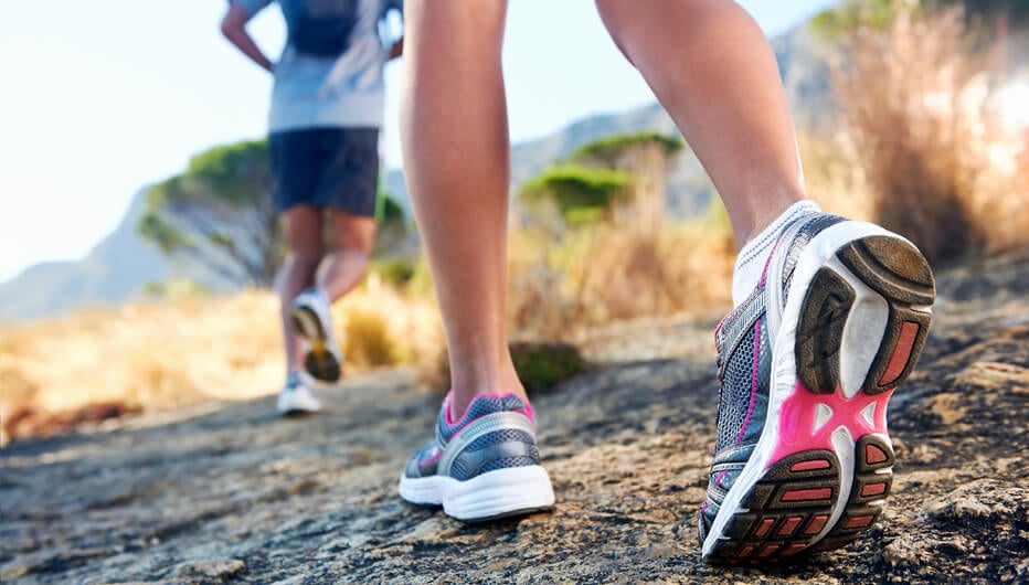 two people jogging